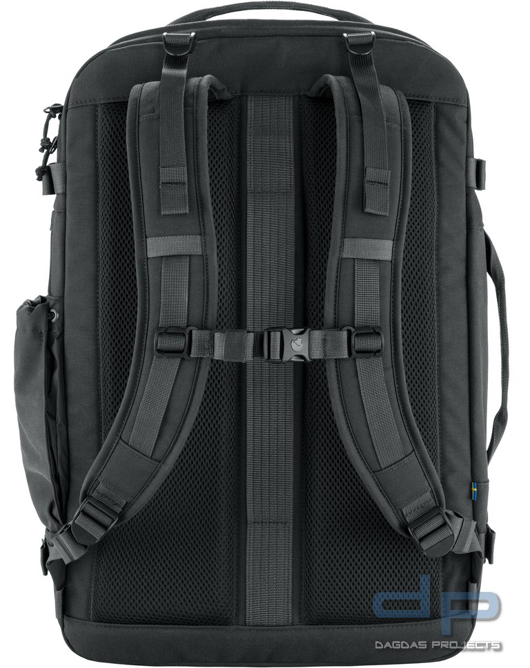 Fjällräven Färden Carry-On Pack (40L Reise Rucksack) in Schwarz und Steingrauoliv