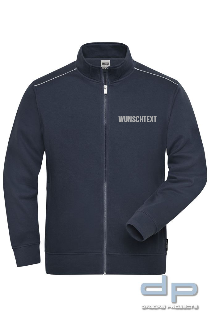 Sweat Jacke dp S-Serie in verschiedenen Farben mit Wunschaufdruck