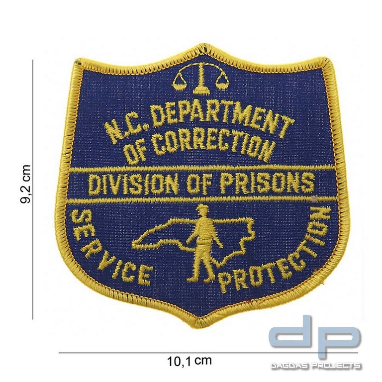 Emblem Stoff N.C. Department of Correction Protection Serv.