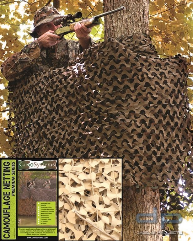 NETZ BASIC MIL.3,0X3,0 DESERT 2er Pack