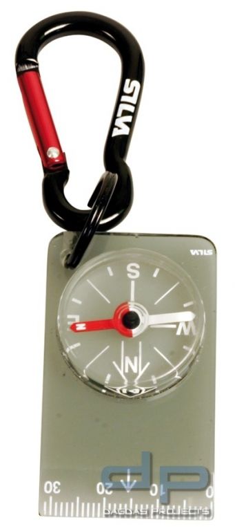 Silva Linealkompass Micro mit Karabiner