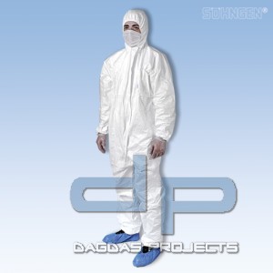 Tyvek® Classic Schutzoverall Kat. III Typ 5 + 6 Gr. XXL