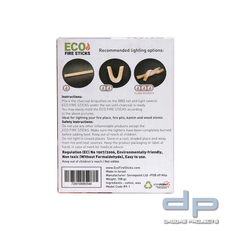 Eco Feuersticks 18stk.