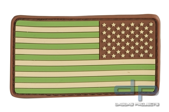 3D Rubber Patch USA 65 x 35 Multicam RV