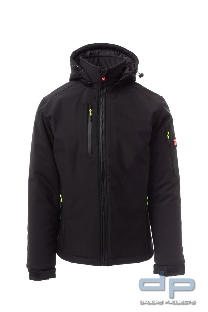 Padded Herren Behörden Softshelljacke ''CREEK PAD'' in verschiedenen Farben mit Aufdruck nach Wunsch