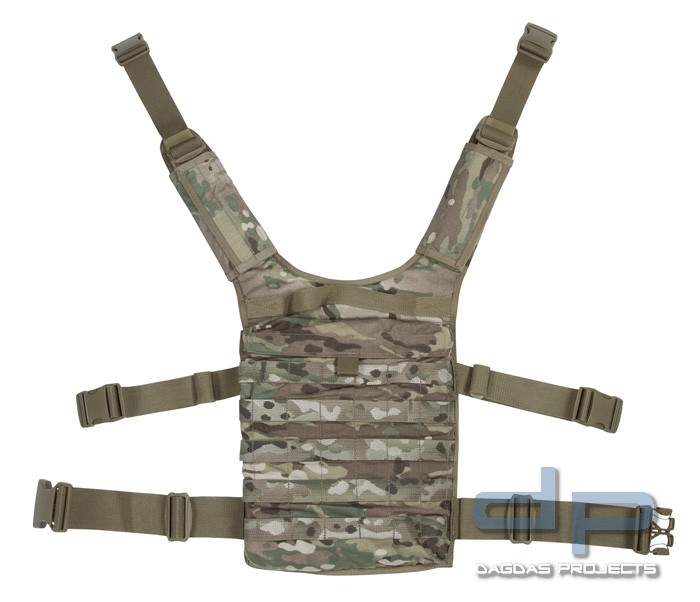 Tasmanian Tiger Trooper Back Plate Multicam