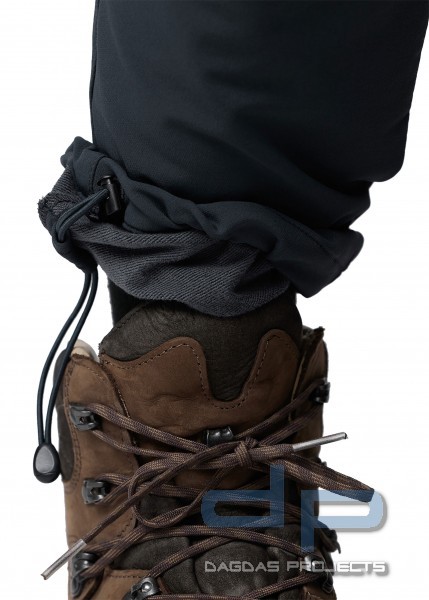 FJÄLLRÄVEN ABISKO STRETCH WINTER WOMENS TREKKINGHOSE IN OLIV UND SCHWARZ
