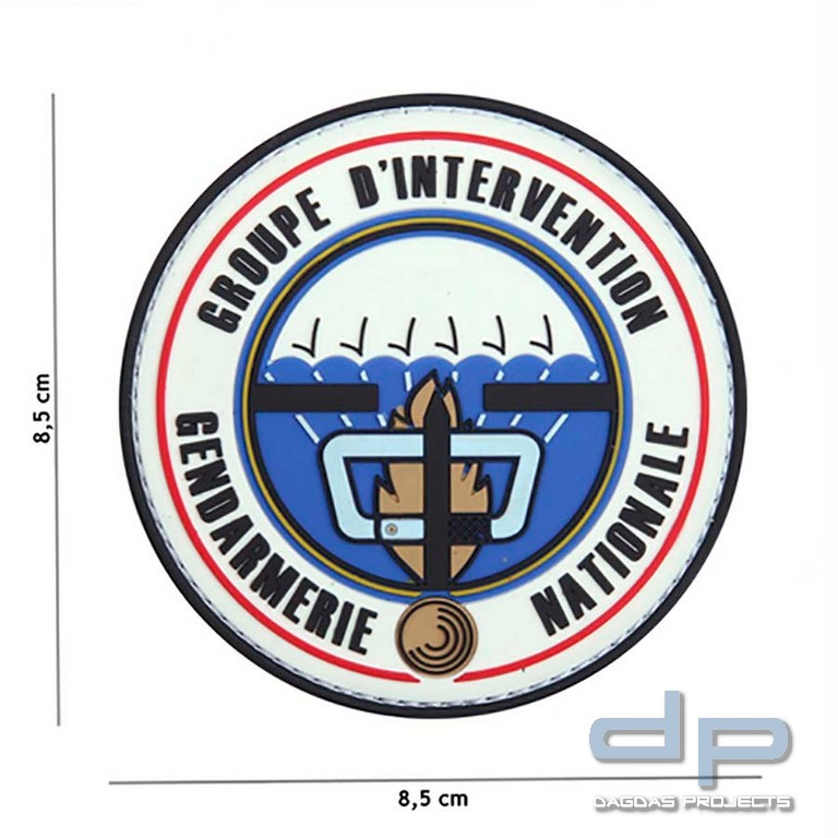 Emblem 3D PVC Groupe D'intervention