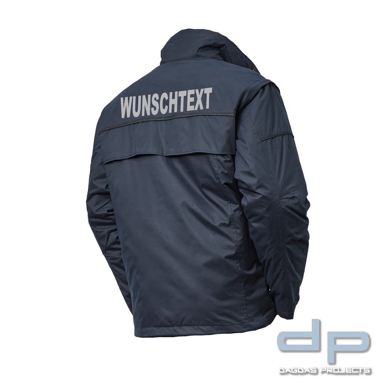Behörden Blouson mit Aufdruck nach Wunsch in reflex silber