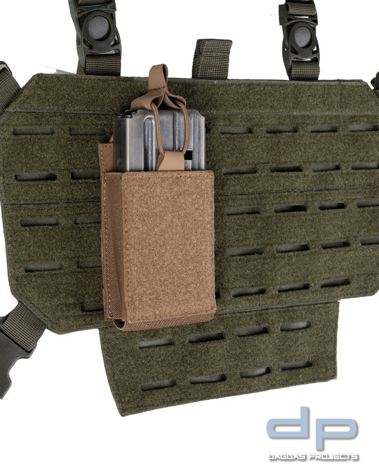MAG.TASCHE SINGLE M.KLETTRÜCKEN DARK COYOTE VPE 5