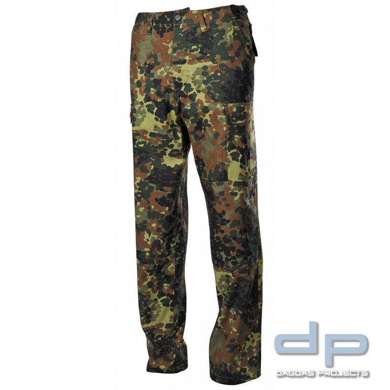 US Kampfhose, BDU, Rip Stop, flecktarn