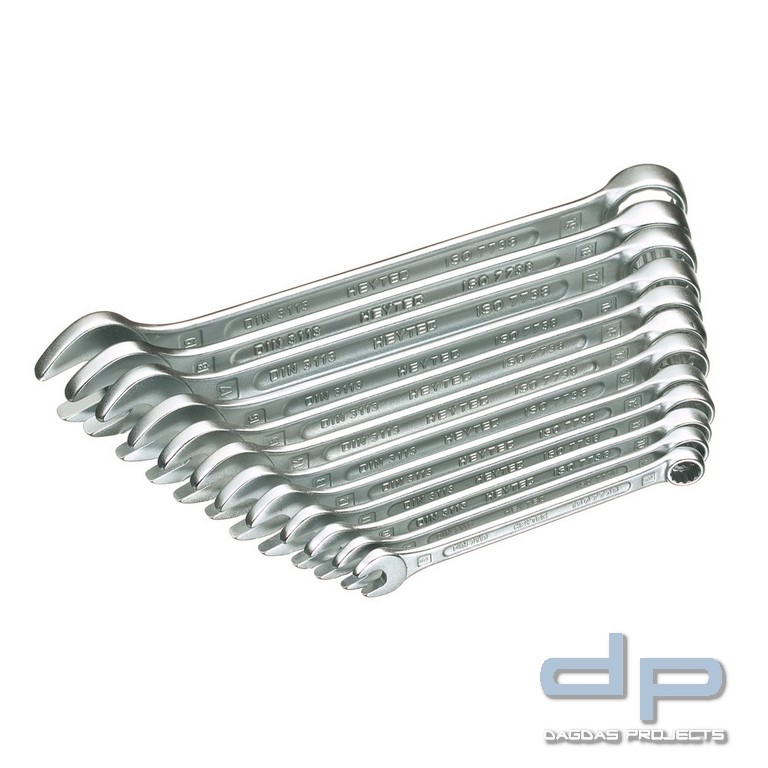 Maulringschlüsselsatz DIN 3113 A, 21-teilig, 6 - 32 mm