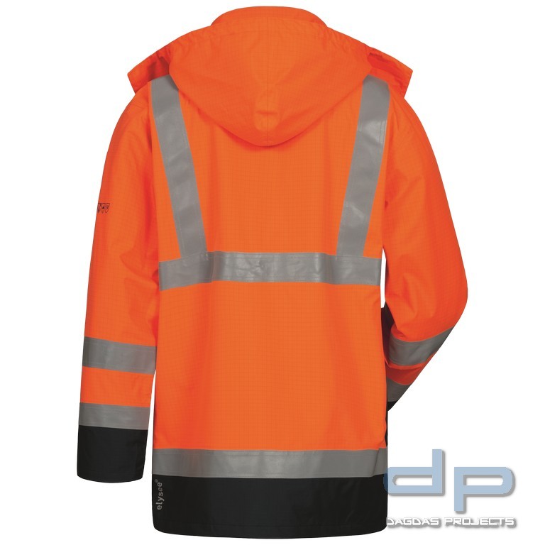 MULTINORM PARKA in Orange mit Aufdruck nach Wunsch auf Brust und Rücken