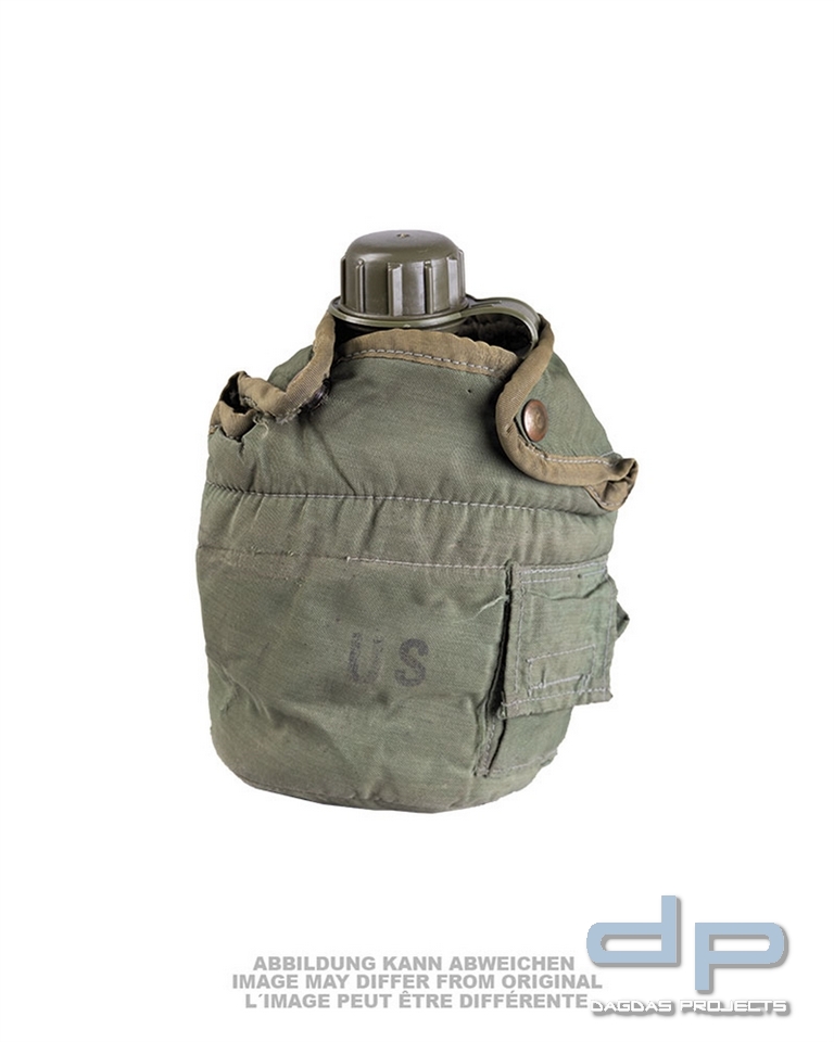 US FELDFLASCHE 1 QT.M.HÜLLE GEBRAUCHT VPE 5