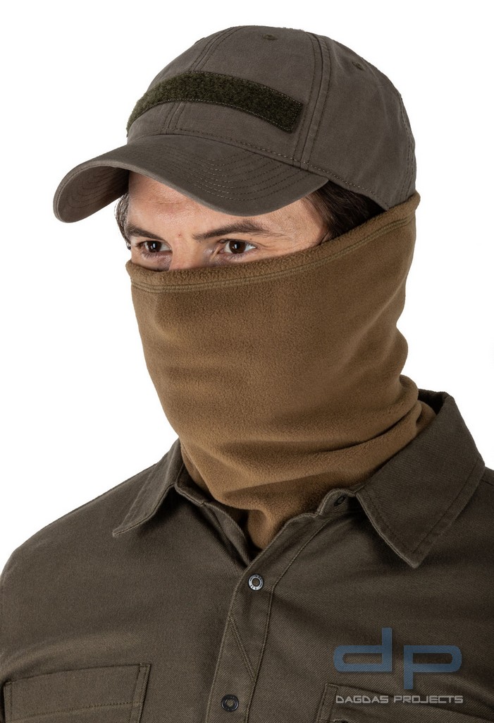FLEECE NECK GAITER IN Schwarz