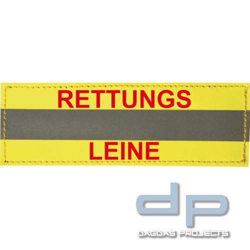 Kennzeichnungsschild "Rettungsleine"