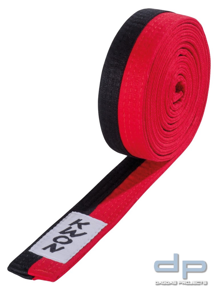 Budo-Gürtel Poomsae in schwarz/rot
