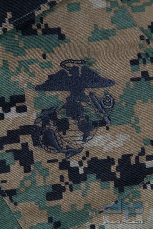 GI USMC Marpart Shirt Original Woodland Digital