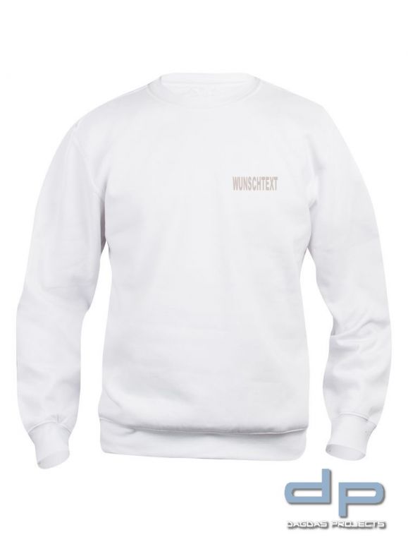 Clique Basic Roundneck mit Wunschaufdruck in verschiedenen Farben