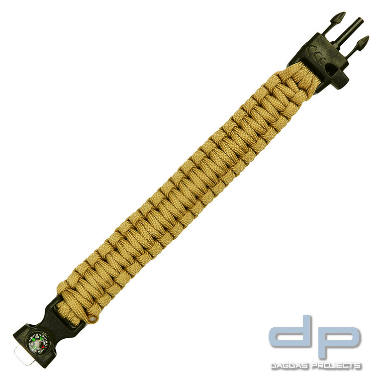 Paracord survival kompas 8 inch JYFPB04 in verschiedenen Farben
