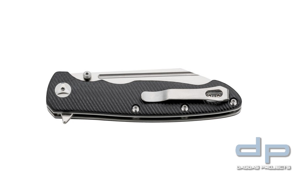 Einhandmesser G10 mit modern interpretierter Sheepfoot Klinge