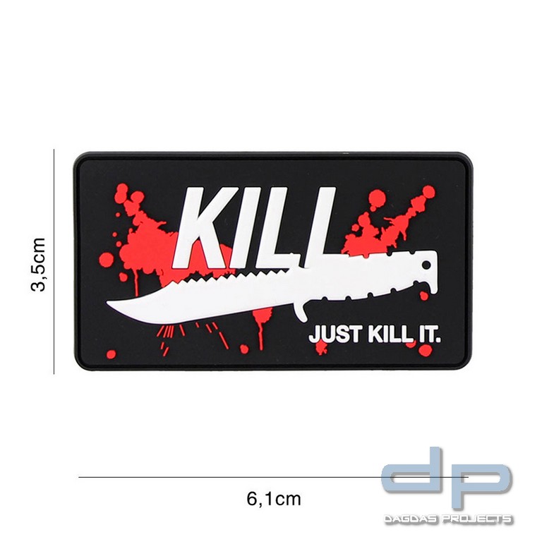 Emblem 3D PVC Just kill it rot