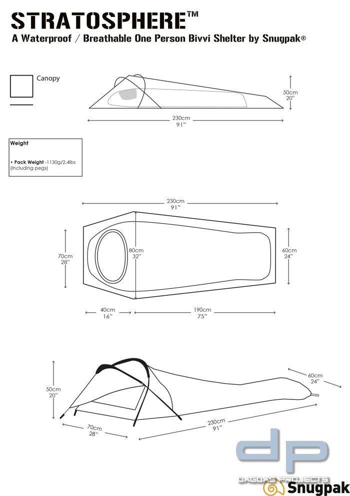 Snugpak Stratosphere Bivvi Bag Oliv