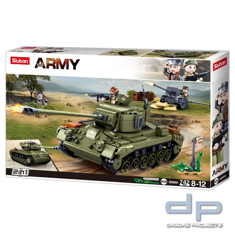 Sluban Allied medium tank M38-B0860 #16116