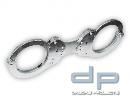 Handschelle Rigid Double Lock inkl. 2 Schlüssel (Edelstahl)