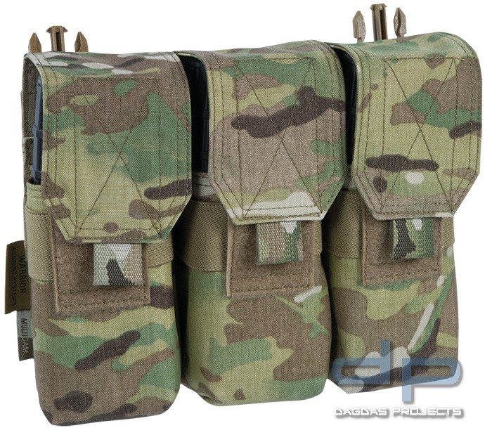 Warrior Recon Plate Carrier Triple Covered M4 Mag Pouch