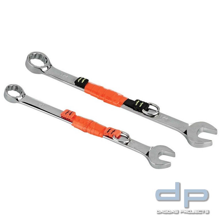 Ergodyne Gewebe Tool Tails, 6er-Pack Squids 3700 in orange und schwarz