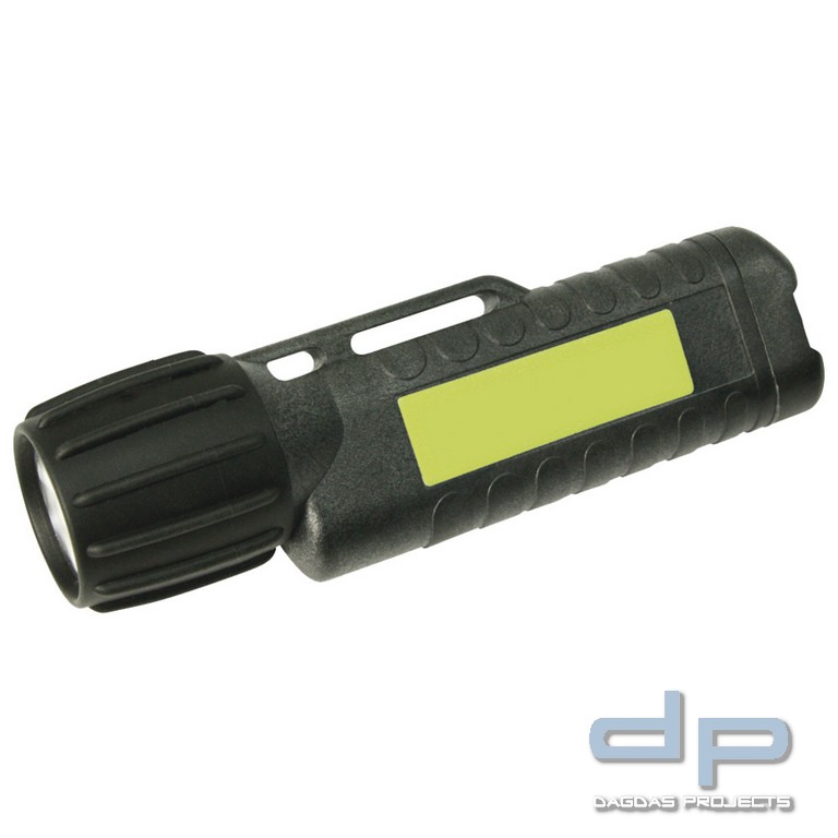 Helmlampe UK 3AA eLED CPO TS, Heckschalter, schwarz, nachl. Streifen