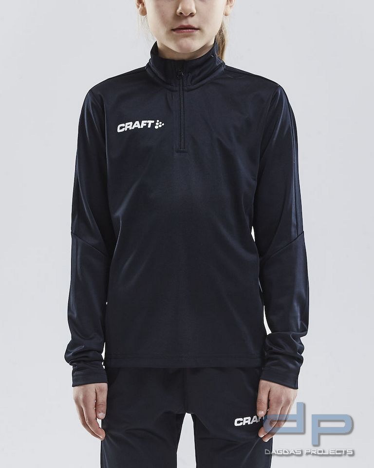 Craft PROGRESS Halfzip Langarmshirt für Kinder in verschiedenen Farben