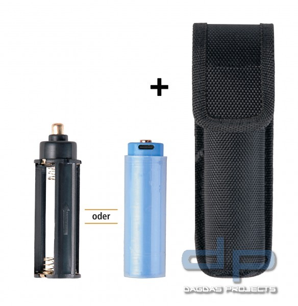 Mil-Tec Stablampe Mission 1000 Recharge (Luminus-LED Taschenlampe)