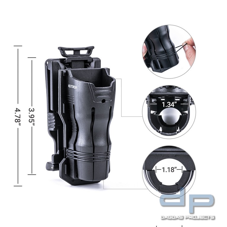 NEXTORCH TASCHENLAMPENHOLSTER V61