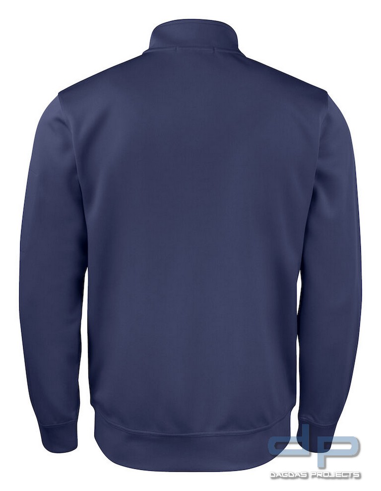 Basic Active Cardigan mit Wunschaufdruck in verschiedenen Farben Farbe: Dunkelblau Größe: S und XL