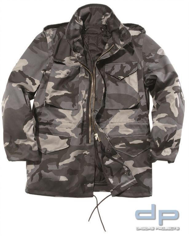 US FELDJACKE M65 T/C M.FUTTER DARK CAMO