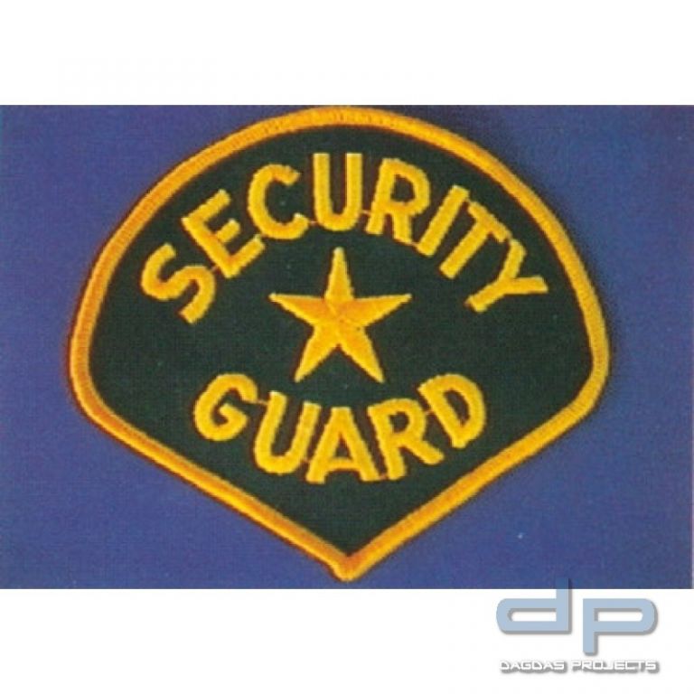 Security Guard Stoffabzeichen aus 100% Polyester