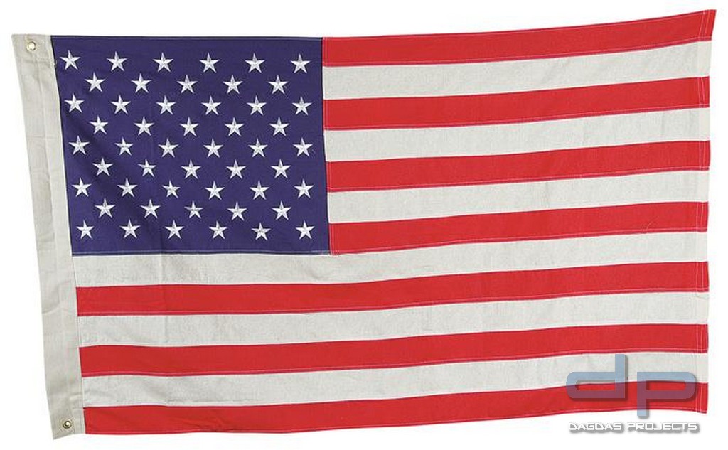 Flagge USA Sternenbanner Baumwolle Vintage
