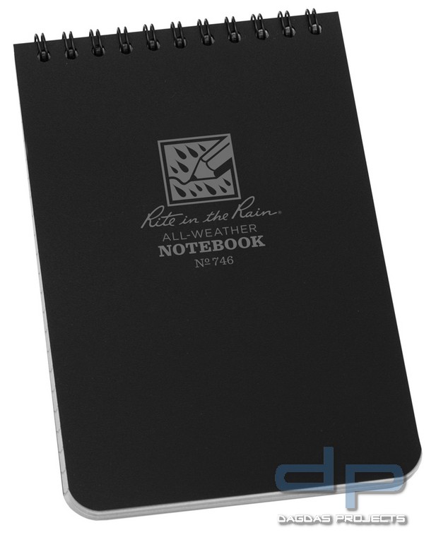 Rite in the Rain Tactical Notebook 4" x 6" in verschiedenen Farben