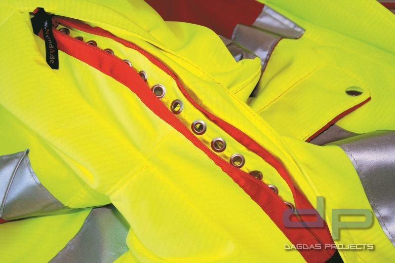 Jacke Revolution See it SAFE® leuchtgelb-rot