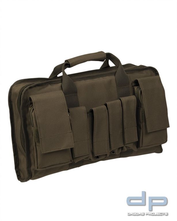 TACTICAL PISTOL CASE LARGE OLIV 2er Pack