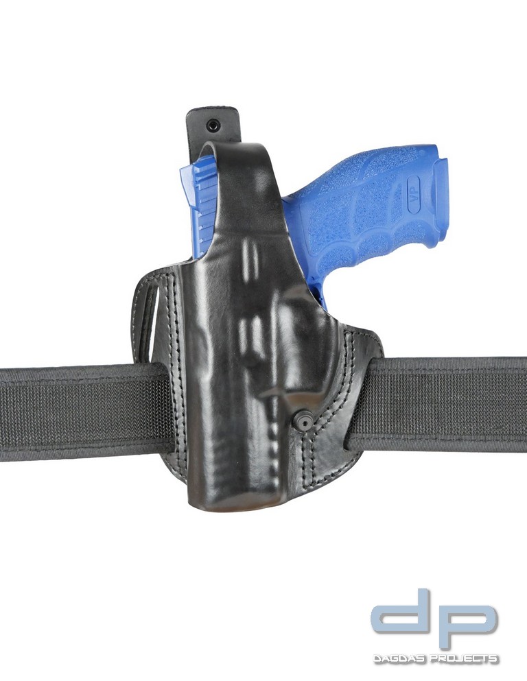 COP® 210RDS Pancake Gürtelholster mit Zusatzsicherung, Leder, 50mm BL