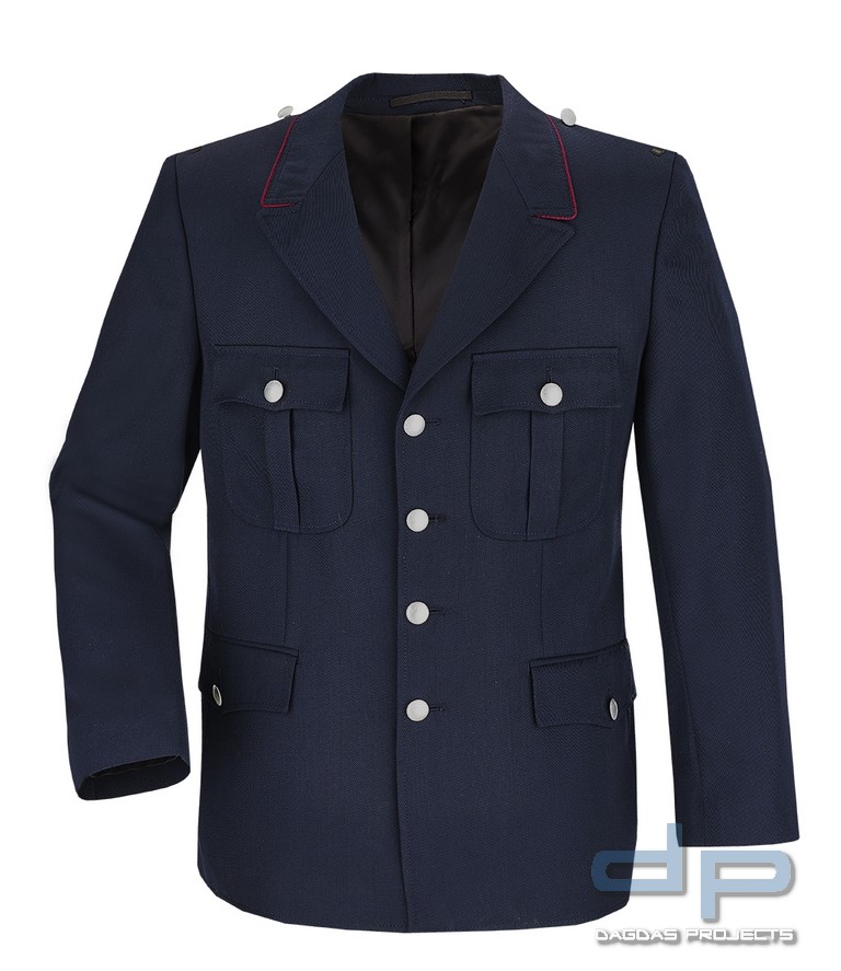 Sachsen-Anhalt/ Thüringen Sakko 55%/45% Polyester/Schurwolle Kammgarn-Serge