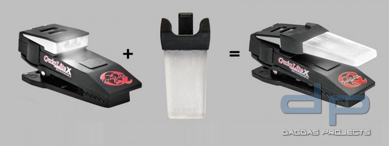 Diffusoraufsatz XFLARE für Quiqlite X Lampe