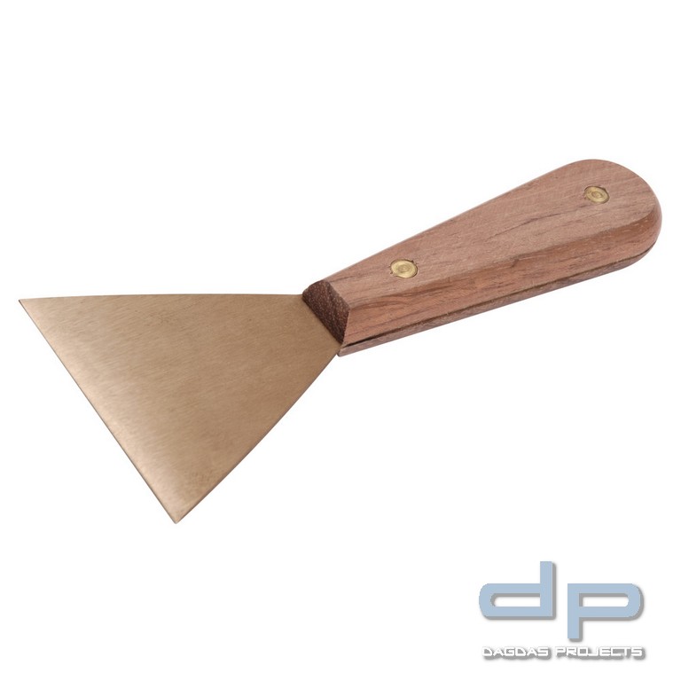 Schaberspachtel funkenfrei, biegsam, Breite 78 mm