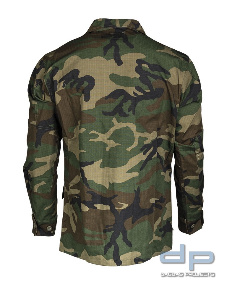 US BDU FELDJACKE R/S WOODLAND