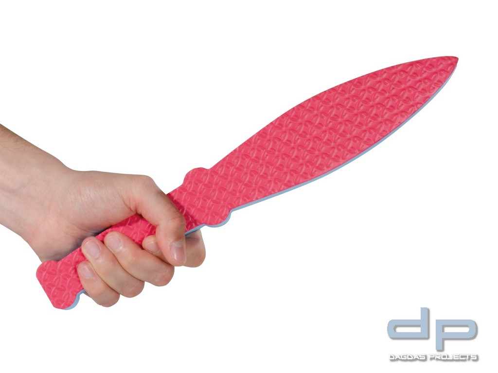 Schaumstoffmesser EVA in Rot/Blau