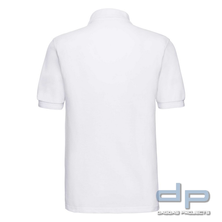Poloshirt 65/35 Pes./Bw., weiss