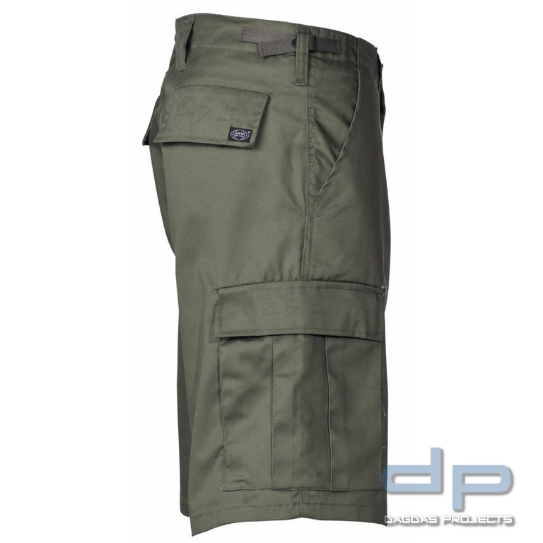 US Bermuda, BDU, oliv, mit Seitentaschen